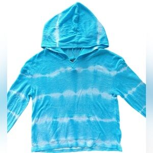 George Girls Blue Tie Dye Lightweight Long Sleeve Tee Shirt Size  7-8
